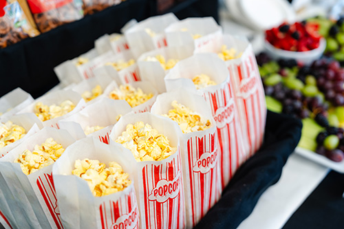 bags of popcorn