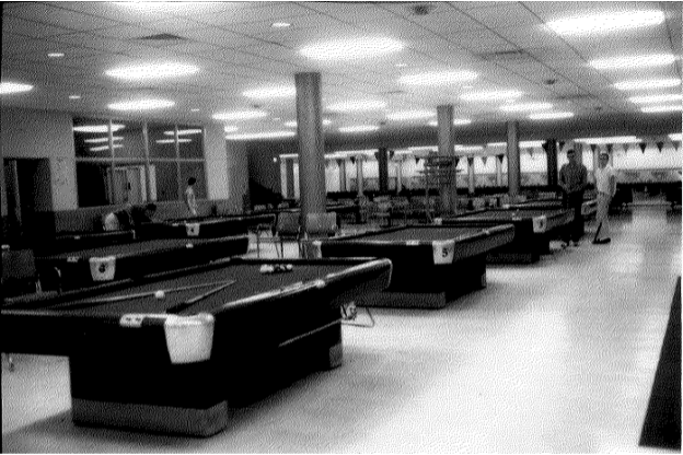 pool tables in the old sub